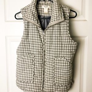 Peach Love Gingham Vest Women’s Small